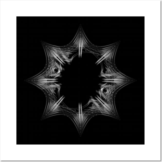 Black Hole Snowflake Wall Art by Eriklectric